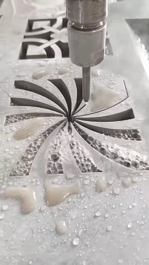 Adding garnet sand to waterjet cutting marbles etc News -1-Garnet Sand,Garnet micropowder - HAIXU Waterjet cutting marble